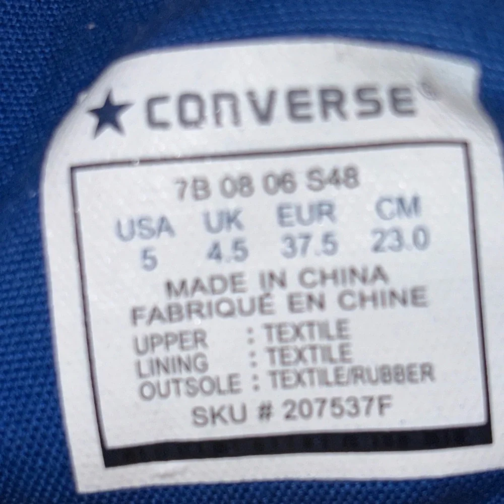 Converse Chuck Taylor All Star Men's Sneakers Size 5